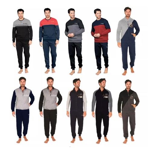 Tuta Givova Completa Homewear Uomo - Completo Maschile Lungo e Confortevole