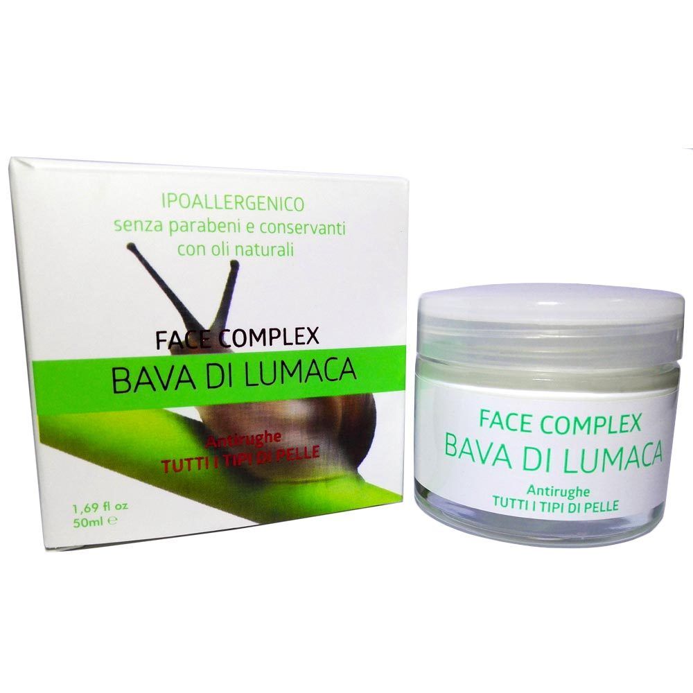 crema bava di lumaca 50ml anti eta antirughe face complex ipoallergenico